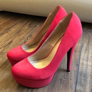 MOVING SALE NWOT Charlotte Russe Red Heels